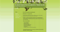 Desktop Screenshot of greenboothgardenservices.com